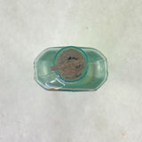Vintage JE Combault Caustic Balsam Green Glass Bottle Cork Top