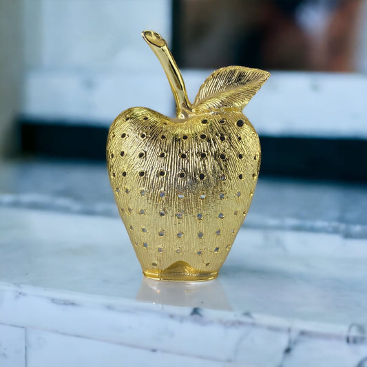 Vintage Earring Holder Tree Apple Gold Finish Torino New Old Stock