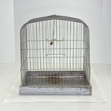 Vintage Hendryx Metal Wire Bird Cage Slide Tray and Handle