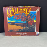 Craft Master Gallery Series II Paint By Number Dusk In the Heartland 1983 NEW