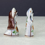 Wedding Couple Figurines Tonala Style Mexico Folk Art Pottery