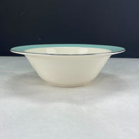 Vintage Homer Laughlin Lifetime Turquoise Magnolia 9" Vegetable Bowl