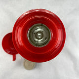 Vintage Thermos Hot Cold Insulated Red Black Diamond Bottle