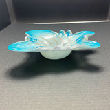 Vintage Fratelli Toso Murano Art Glass Aventurine Butterfly Bowl
