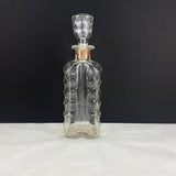 Vintage Ezra Brooks Bourbon Decanter Bottle with Stopper