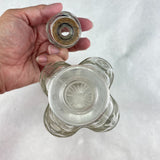 Vintage Ezra Brooks Bourbon Decanter Bottle with Stopper