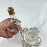 Vintage Ezra Brooks Bourbon Decanter Bottle with Stopper