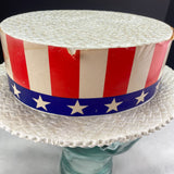 Vintage Political Campaign Frisch Senate Styrofoam Skimmer Hat