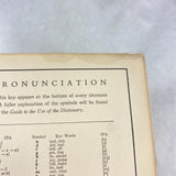 Vintage 1951 Websters New World Dictionary Encyclopedic Edition Hardcover